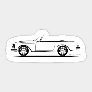 Mercedes Benz Pagoda W113 Pagode Sticker